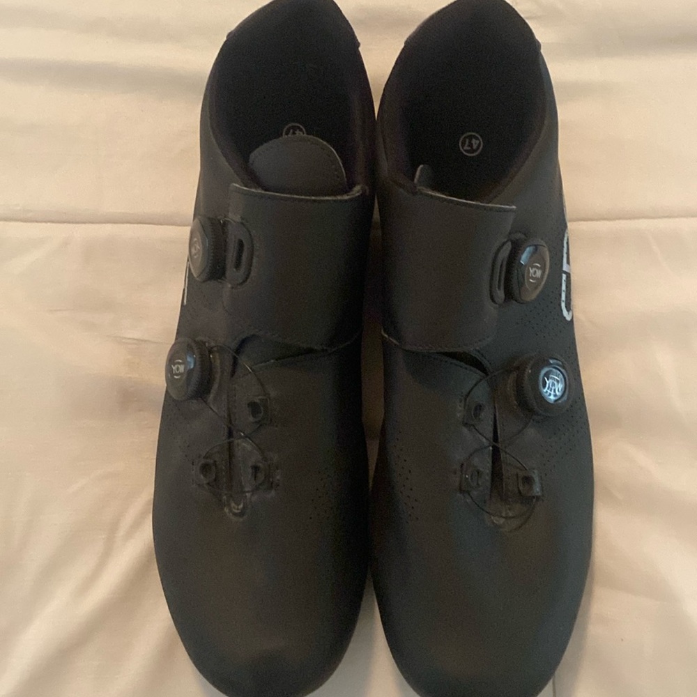 YOW SPORT Indoor Cycling Shoes EU Men 47 13 Black Dial Closure Biking